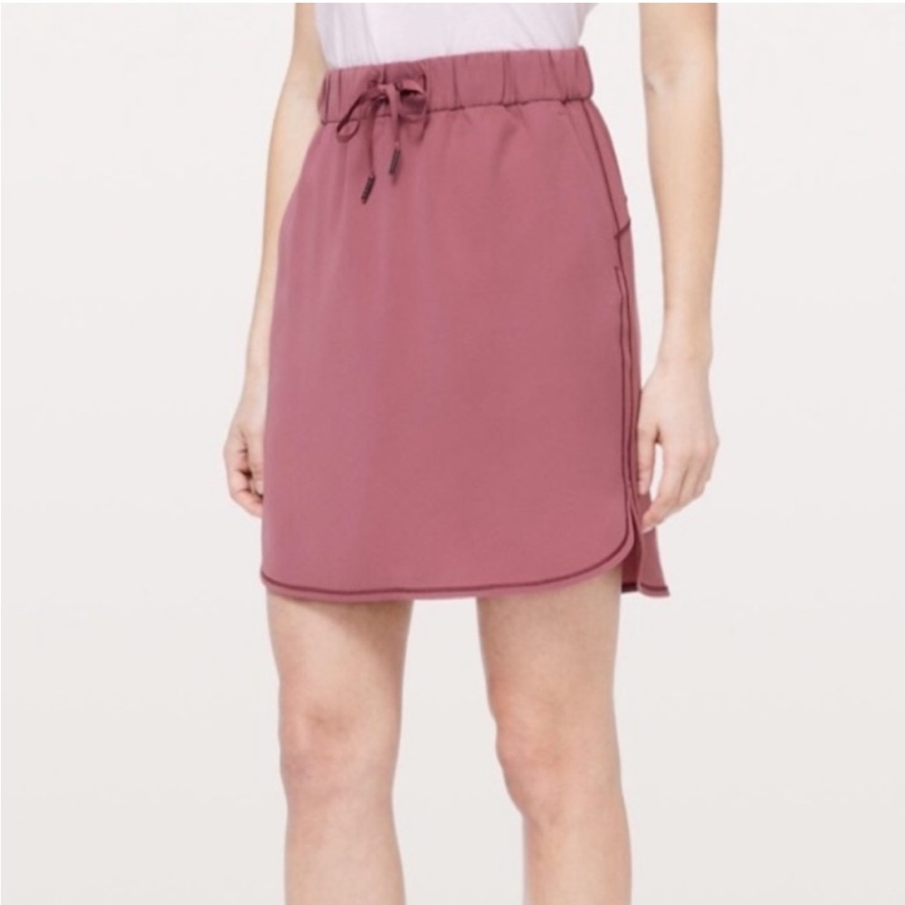 Lululemon On the Fly Skirt Dusty Mauve Pink